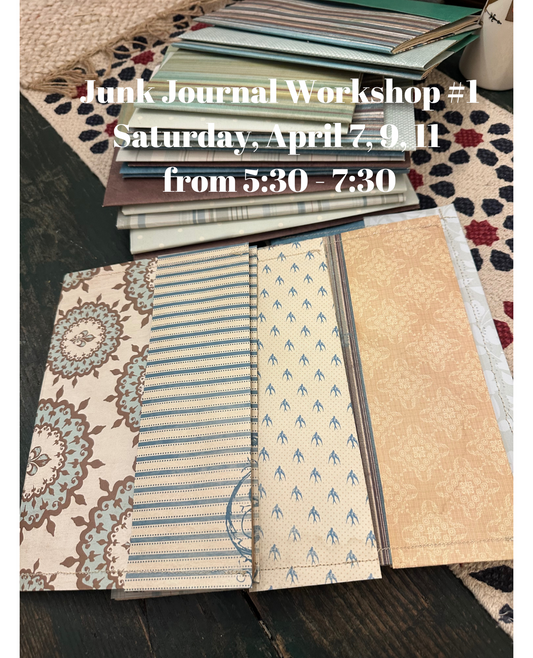 Junk Journal Workshop #1 - Transform Paper Junk Into Treasured Creations